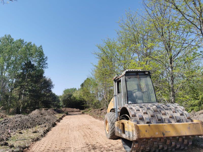 Obra de calles en Pampa, etapa 4
