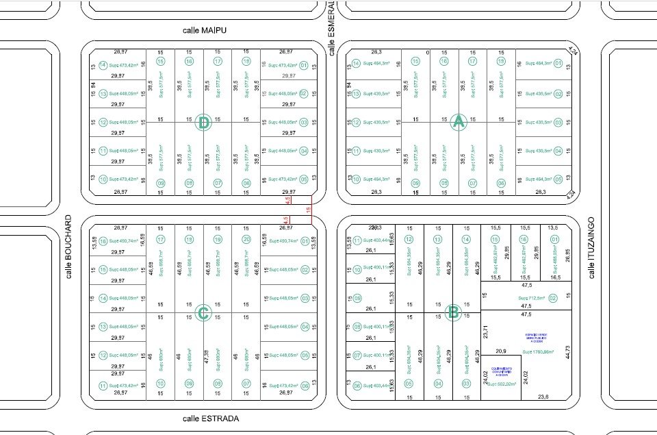 Plano de Amaneceres de San Vicente